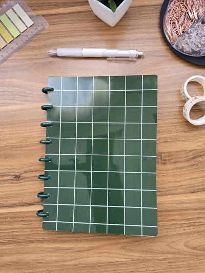 Cuaderno Discos VERDE INGLES