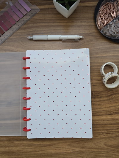 Cuaderno Discos ROJO