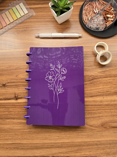 Cuaderno Discos VIOLETA