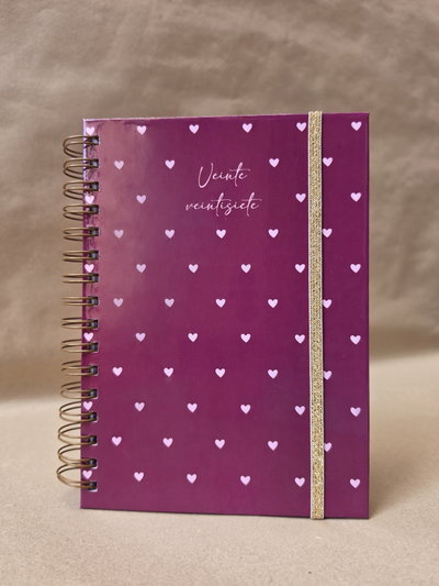 Agenda 2027 Dos dias por página - Colección BORDÓ