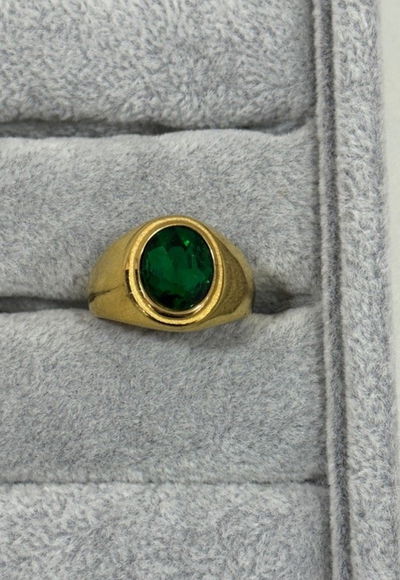 ANILLO HOSTER GOLD - ACERO QUIRURGICO