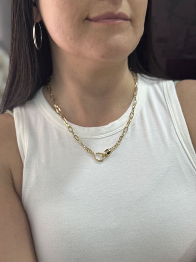 COLLAR INDIA GOLD ACERO QUIRURGICO