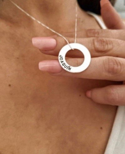 DIJE DONA UN GRABADO PLATA 925