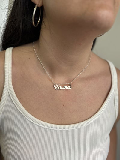 CADENA CON NOMBRE PLATA 925