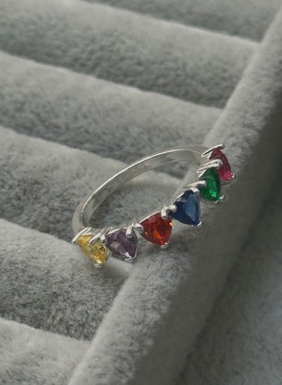 ANILLO STEVIE SILVER - ACERO BLANCO