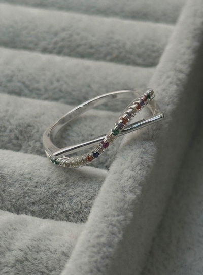 ANILLO SILVER ELVIS - ACERO BLANCO