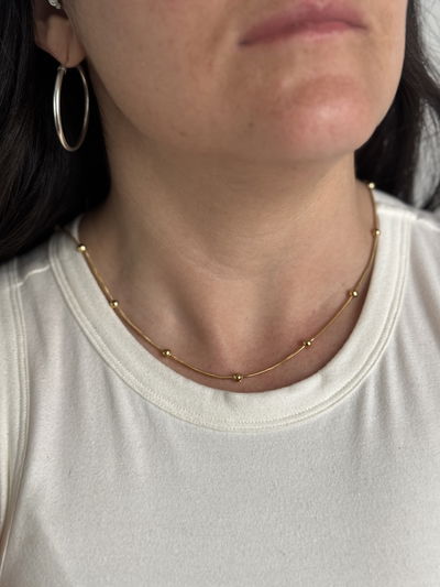 COLLAR IRENE GOLD ACERO QUIRURGICO