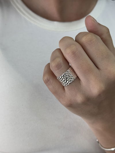 ANILLO LONDON ACERO BLANCO