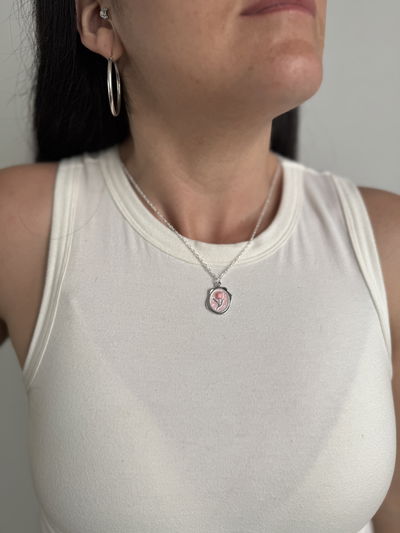 CADENA FELICIANA SILVER ACERO BLANCO