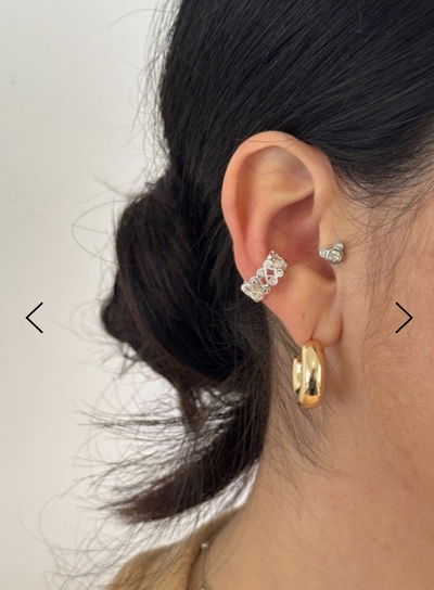 EARCUFF NATY SILVER 