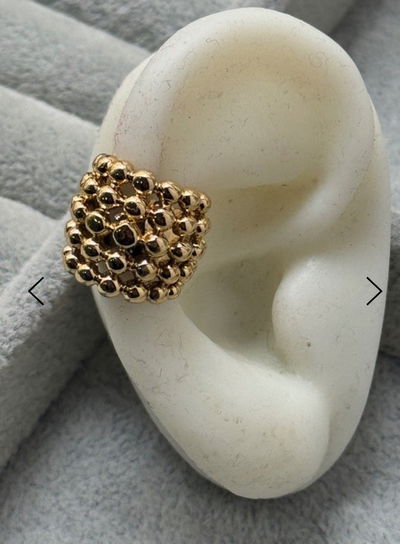 EARCUFF MIRAX GOLD ACERO QUIRURGICO 