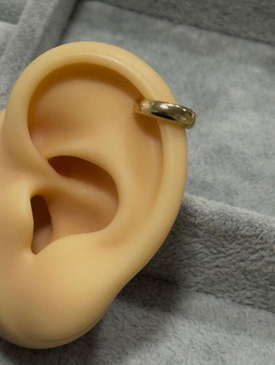 EARCUFF GOLD - ACERO QUIRURGICO