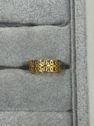 ANILLO MOORE GOLD - ACERO QUIRURGICO