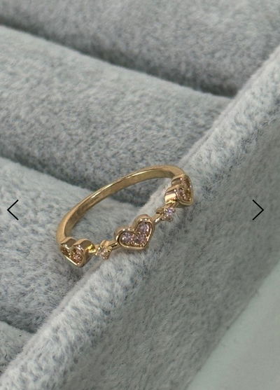 ANILLO VISERYS GOLD - ACERO QUIRURGICO