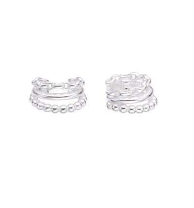 Aros Plata 925 - Cuff Ear clips