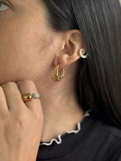 AROS INFINITY GOLD - ACERO QUIRURGICO