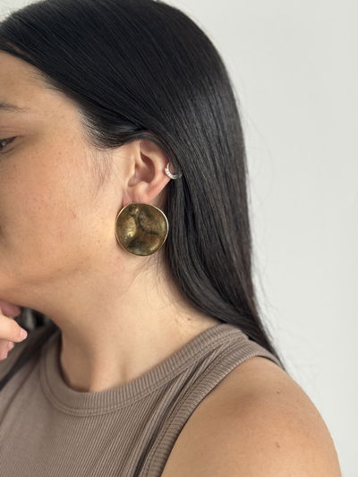 AROS TRACK GOLD ACERO QUIRURGICO