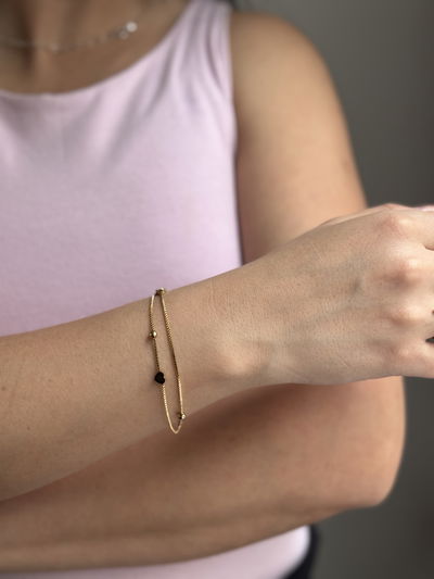 PULSERA VAL GOLD ACERO QUIRURGICO