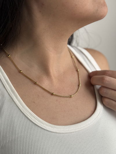 COLLAR PIXIE GOLD ACERO QUIRURGICO