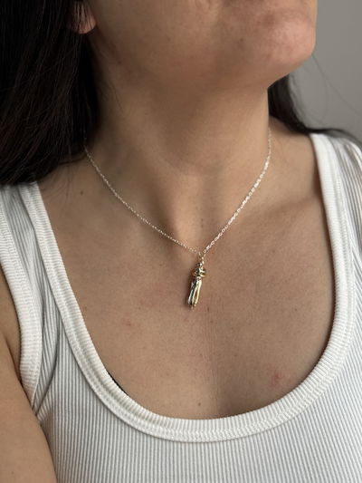 COLLAR AMOUR GOLD SILVER