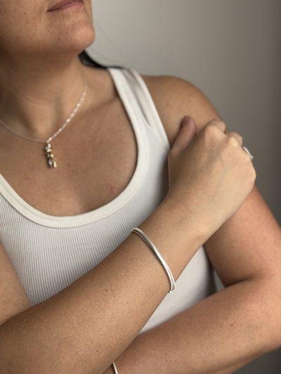 PULSERA CLAPTON SILVER - ACERO BLANCO