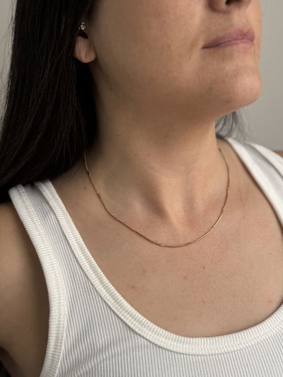 COLLAR TAMARA GOLD ACERO QUIRURGICO