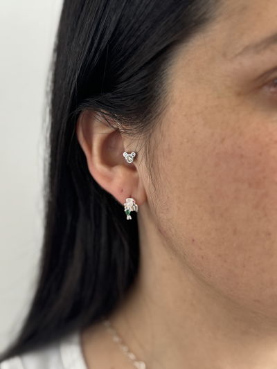 Aros Plata 925 - Zarcillos de princesas