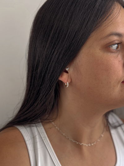 AROS ELISA PLATA 925