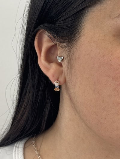 Aros Plata 925 - Zarcillos de princesa