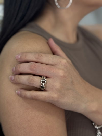 ANILLO BAGUETTE PLATA 925