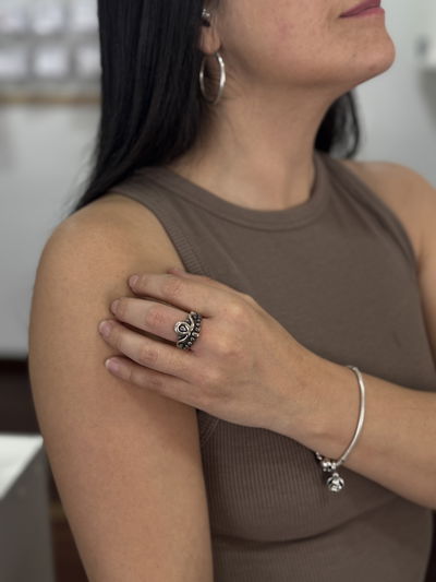 ANILLO RÚSTIC PLATA 925