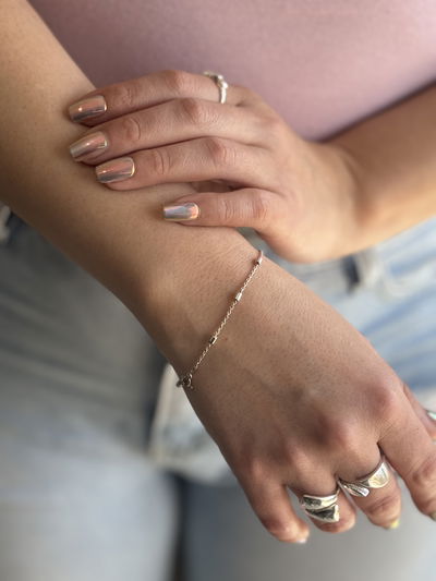 Pulsera Plata 925 - amazonita