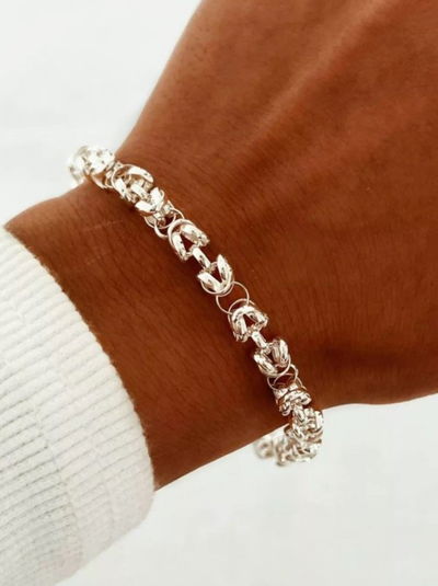 PULSERA PUNTO PERUANO PLATA 925