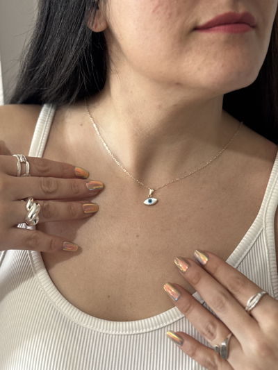 Cadena Plata 925- ojito