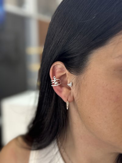 EARCUFF NASTY SILVER 