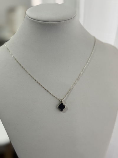 CADENA VAN CLEFF BLACK PLATA 925