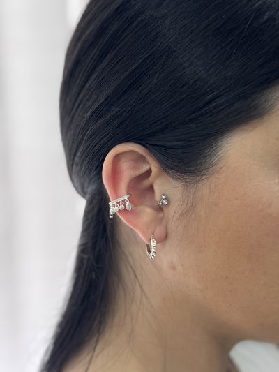 EARCUFF TRINI PLATA 925