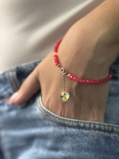 PULSERA CRISTAL SW PLATA 925