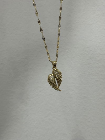 COLLAR ANGELS GOLDEN ACERO QUIRURGICO