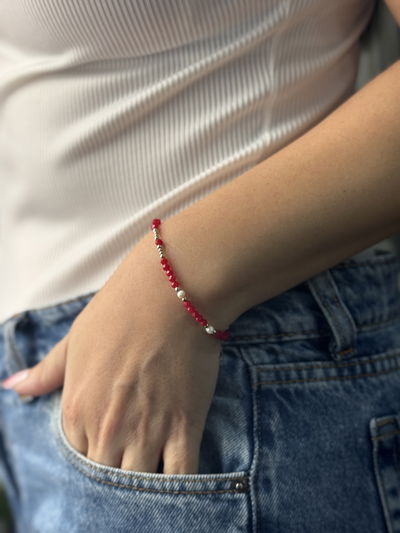 PULSERA CRISTAL ALBACETE PLATA 925 