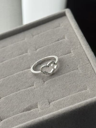 ANILLO LOVE SILVER ACERO QUIRURGICO BLANCO