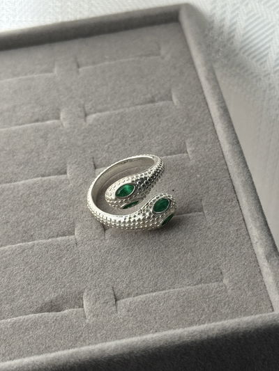 ANILLO EVIL SILVER ACERO QUIRURGICO