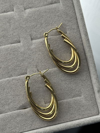 AROS BALL GOLDEN ACERO QUIRURGICO