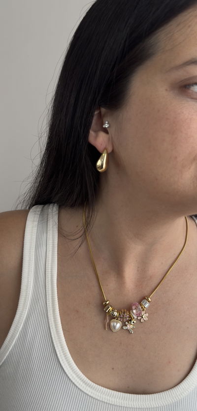 COLLAR MILENA GOLDEN ACERO QUIRURGICO