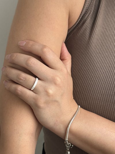 ANILLO FAZAN PLATA 925