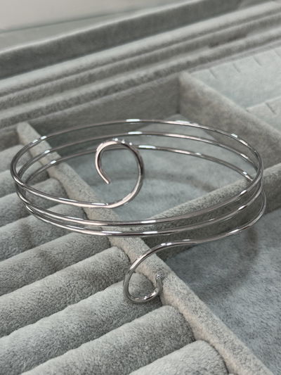 BRAZALETTE MILANA SILVER ACERO QUIRURGICO