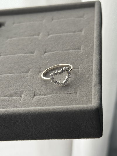 ANILLO BLAKE SILVER ACERO QUIRURGICO BLANCO 