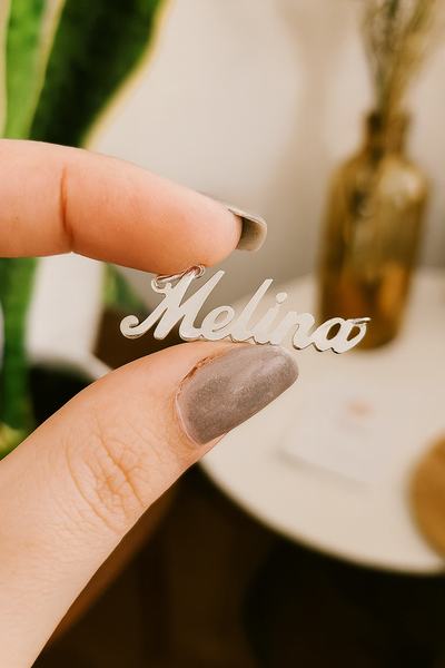 DIJE NOMBRE PLATA 925