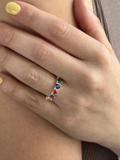 ANILLO STEVIE SILVER ACERO BLANCO