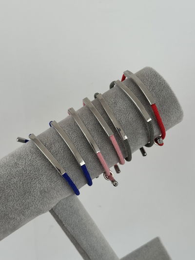 PULSERA MILLION SILVER ACERO QUIRURGICO